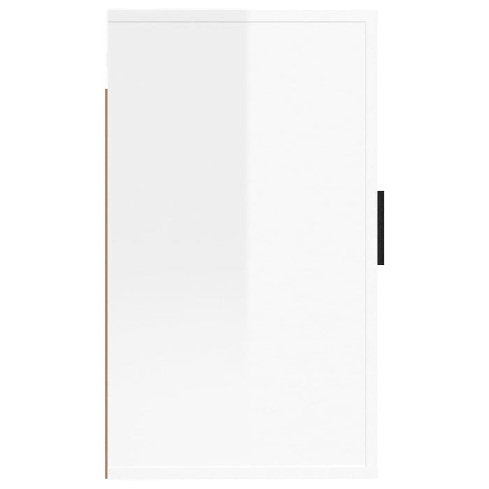 Mobile Porta TV a Parete Bianco Lucido 40x34,5x60 cm cod mxl 23151