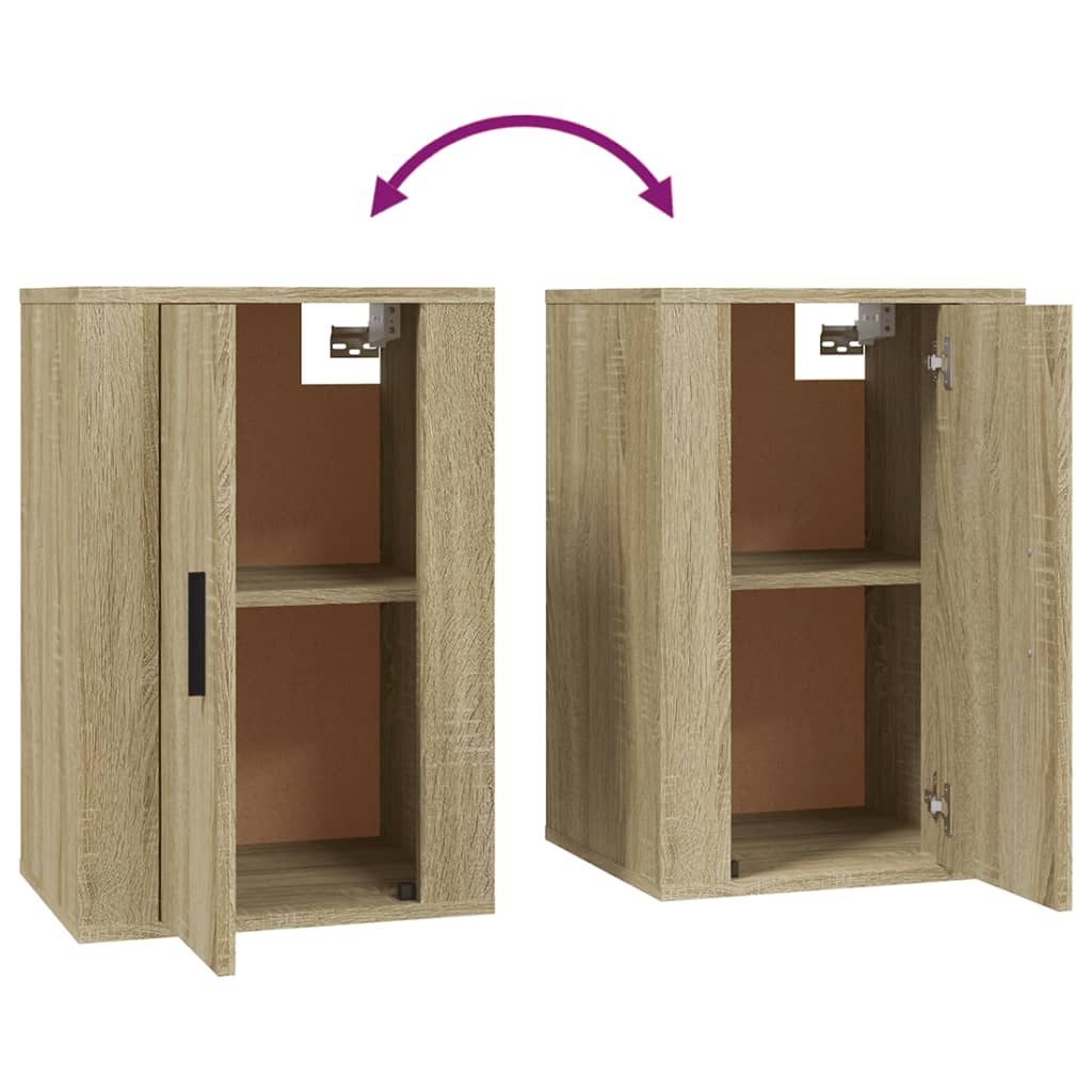 Mobile Porta TV a Parete-Mobile per TV-Credenza TV Rovere Sonoma 40x34,5x60 cm