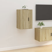 Mobile Porta TV a Parete-Mobile per TV-Credenza TV Rovere Sonoma 40x34,5x60 cm
