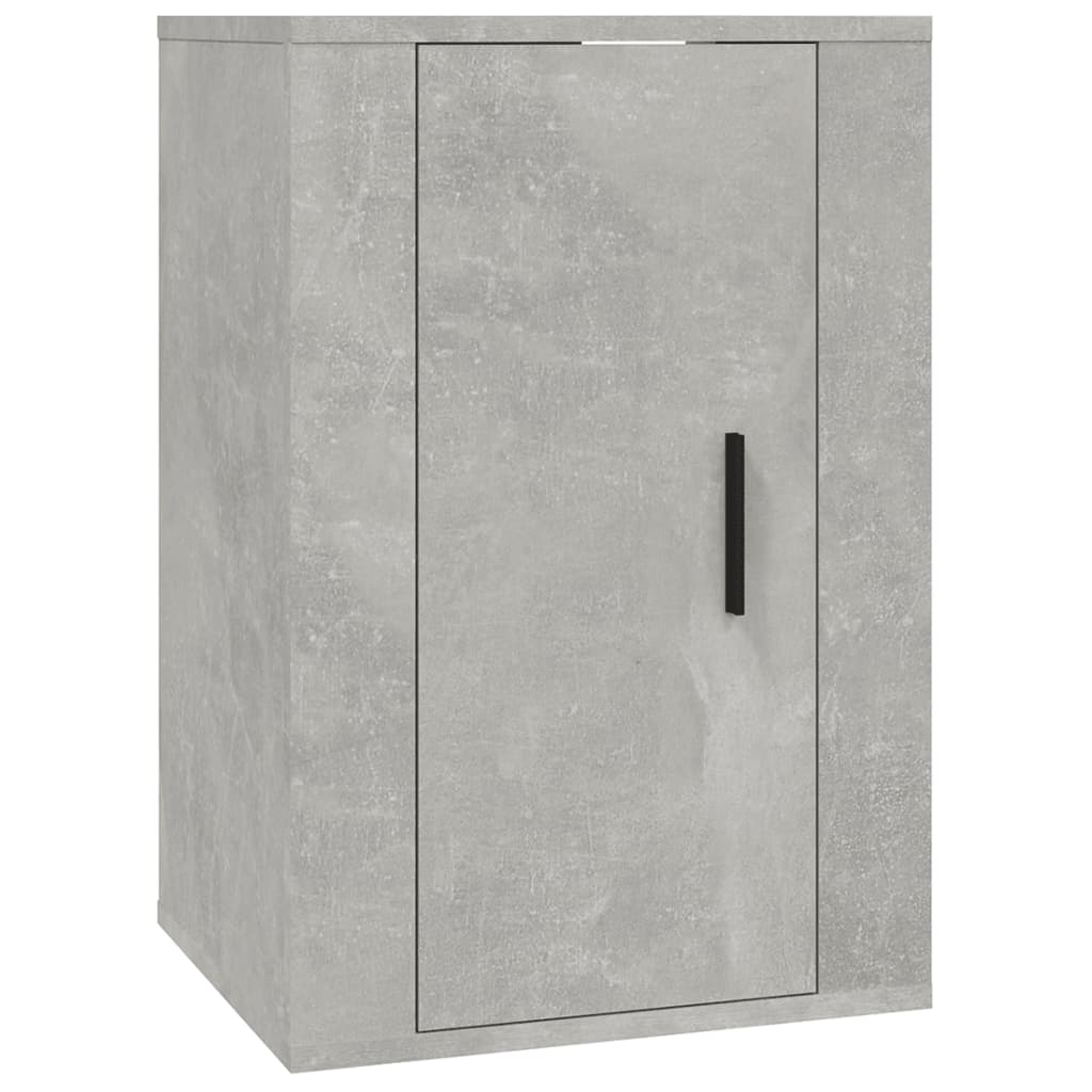 Mobile Porta TV a Parete Grigio Cemento 40x34,5x60 cm 816664