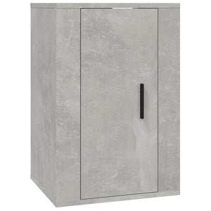Mobile Porta TV a Parete Grigio Cemento 40x34,5x60 cm 816664
