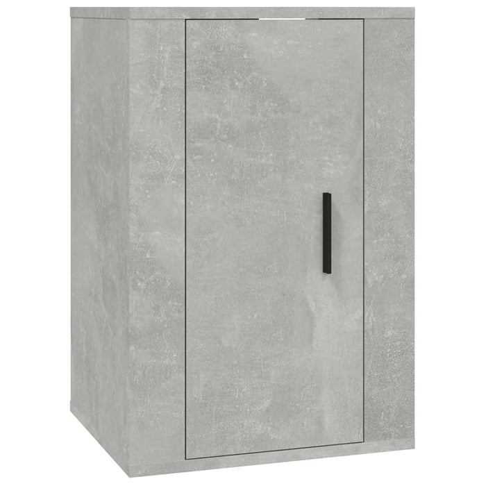 Mobile Porta TV a Parete Grigio Cemento 40x34,5x60 cm 816664