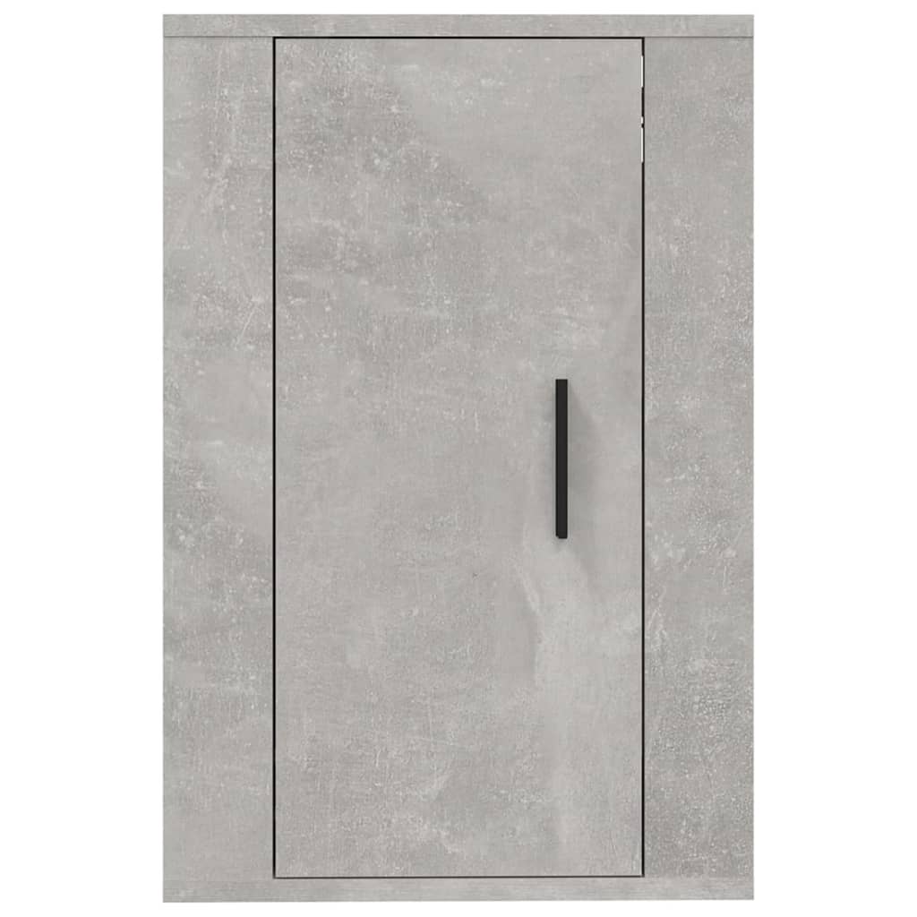 Mobile Porta TV a Parete Grigio Cemento 40x34,5x60 cm 816664