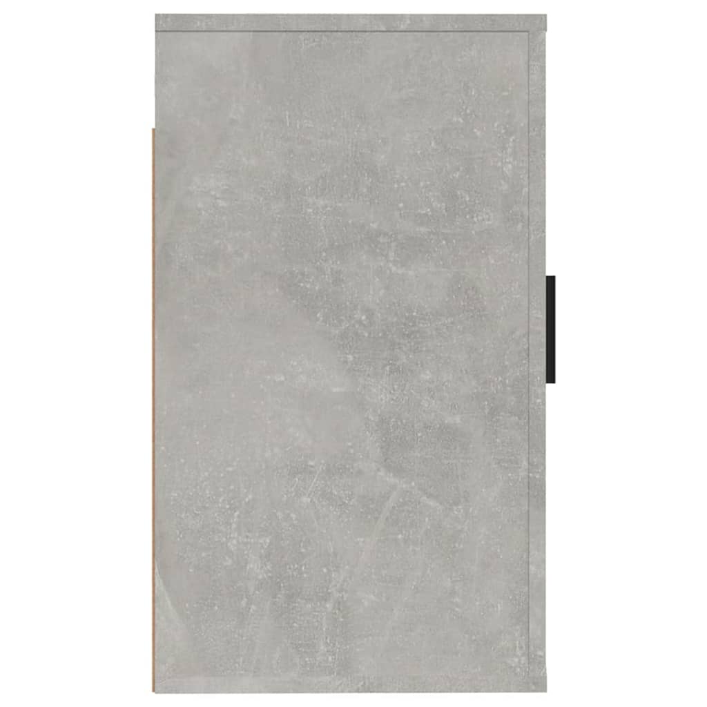 Mobile Porta TV a Parete Grigio Cemento 40x34,5x60 cm 816664
