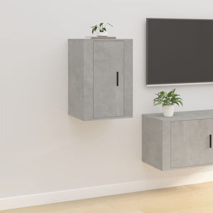 Mobile Porta TV a Parete Grigio Cemento 40x34,5x60 cm 816664