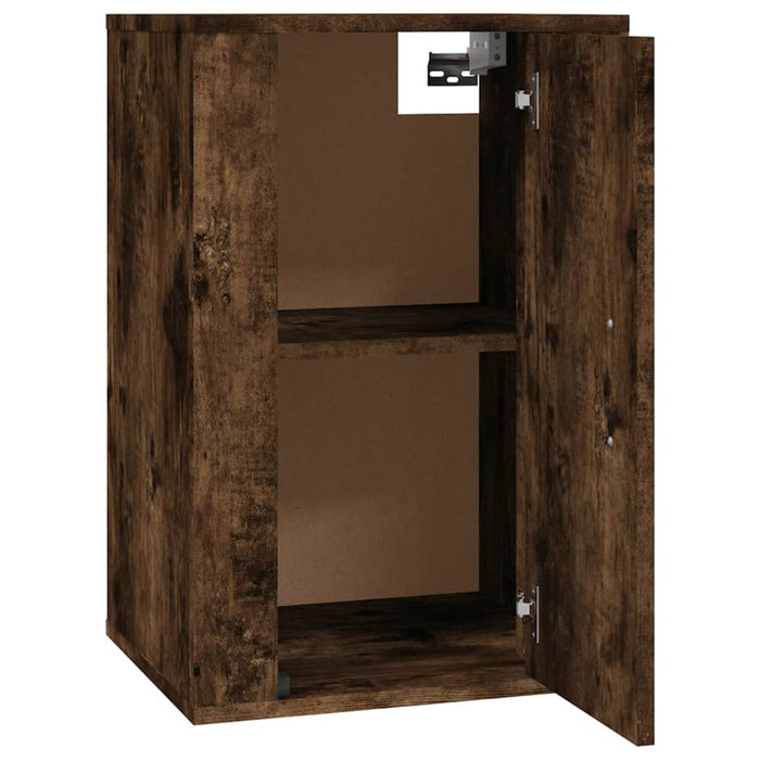 Mobili Porta TV a Parete 2 pz Rovere Fumo 40x34,5x60 cm 816667