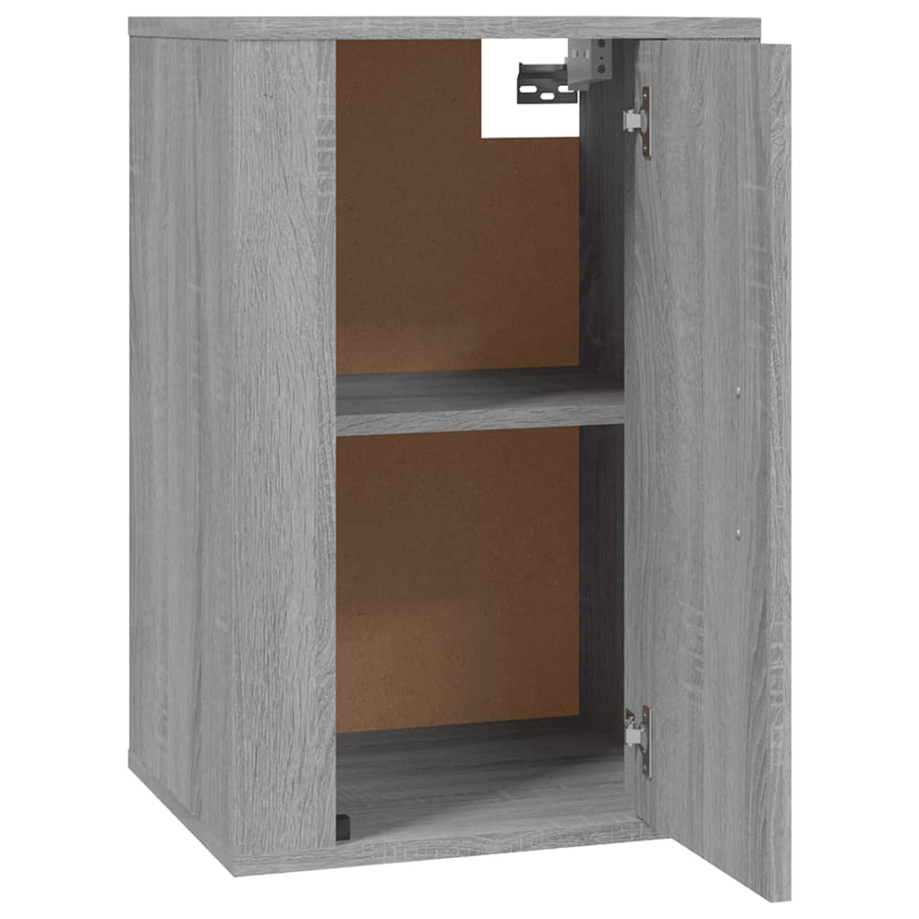 Mobili Porta TV a Parete 2 pz Grigio Sonoma 40x34,5x60 cm 816669