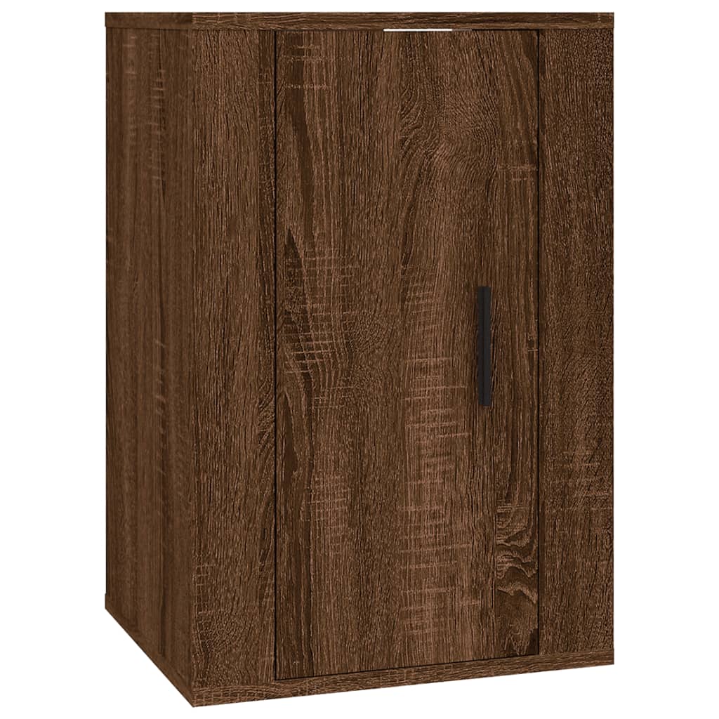 Mobile Porta TV a Parete-Mobile per TV-Credenza TV Rovere Marrone 40x34,5x60 cm