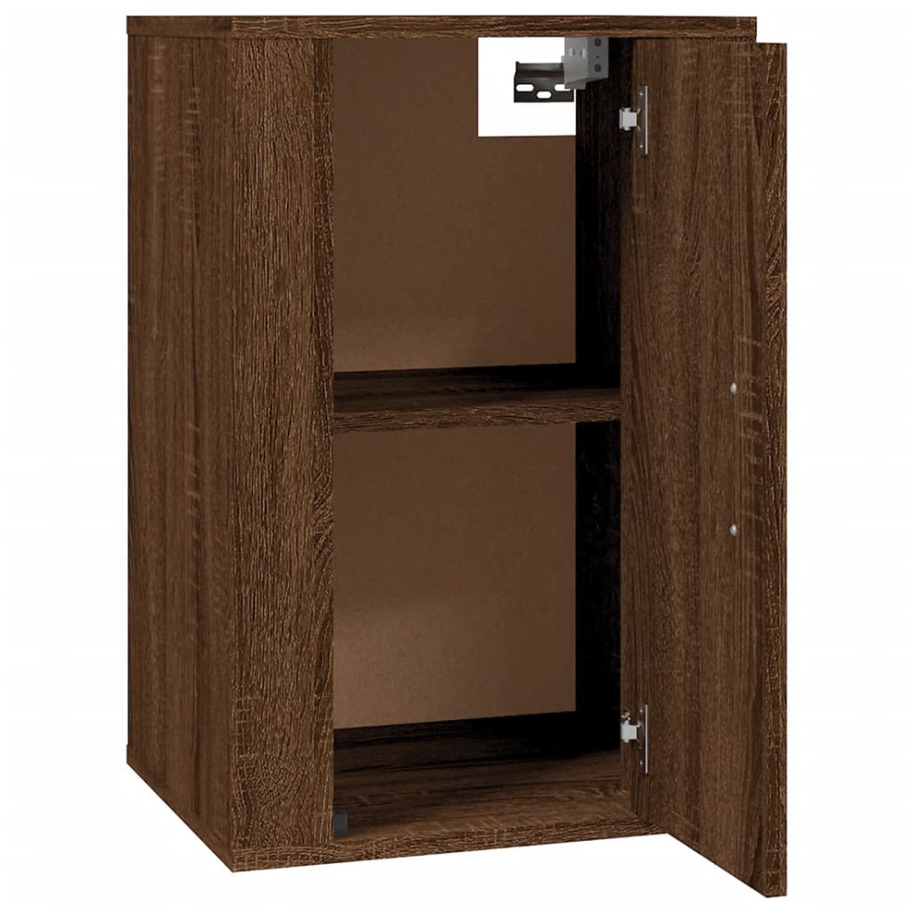 Mobile Porta TV a Parete-Mobile per TV-Credenza TV Rovere Marrone 40x34,5x60 cm