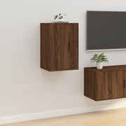 Mobile Porta TV a Parete-Mobile per TV-Credenza TV Rovere Marrone 40x34,5x60 cm