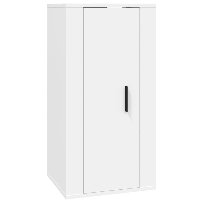 Mobile Porta TV a Parete Bianco 40x34,5x80 cm 816672