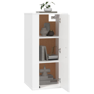 Mobile Porta TV a Parete Bianco 40x34,5x80 cm 816672