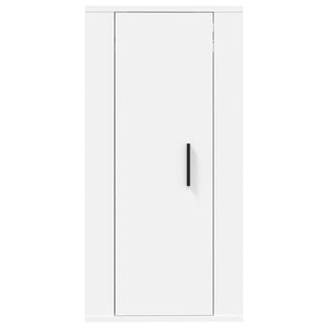 Mobile Porta TV a Parete Bianco 40x34,5x80 cm 816672