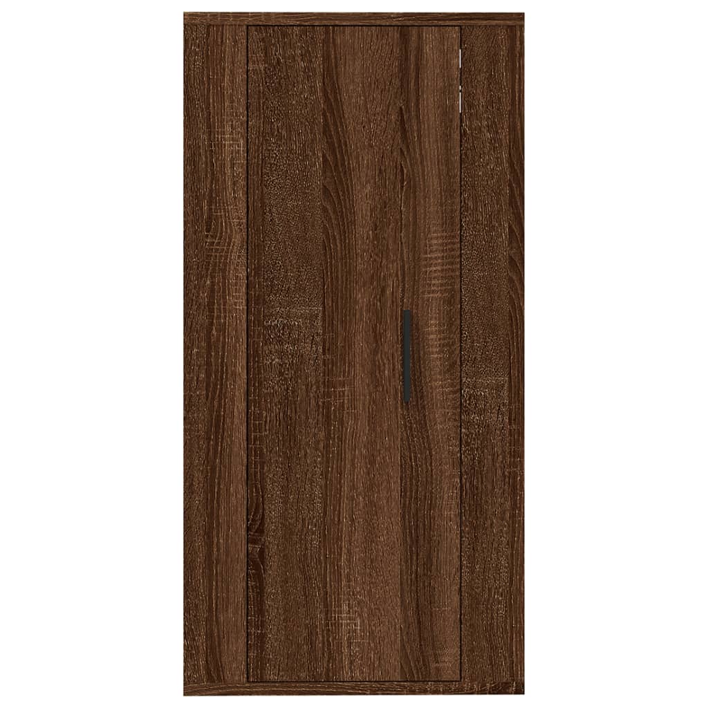 Mobile Porta TV a Parete-Mobile per TV-Credenza TV Rovere Marrone 40x34,5x80 cm