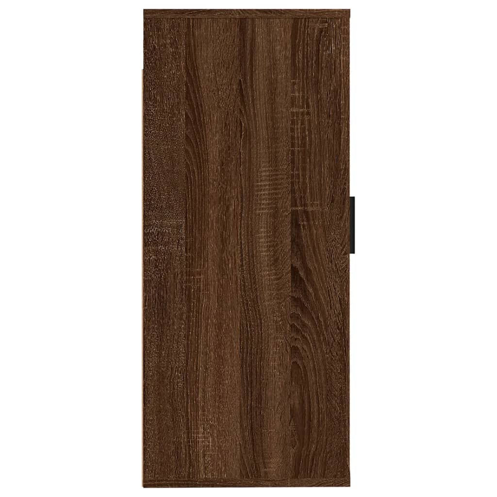 Mobile Porta TV a Parete-Mobile per TV-Credenza TV Rovere Marrone 40x34,5x80 cm