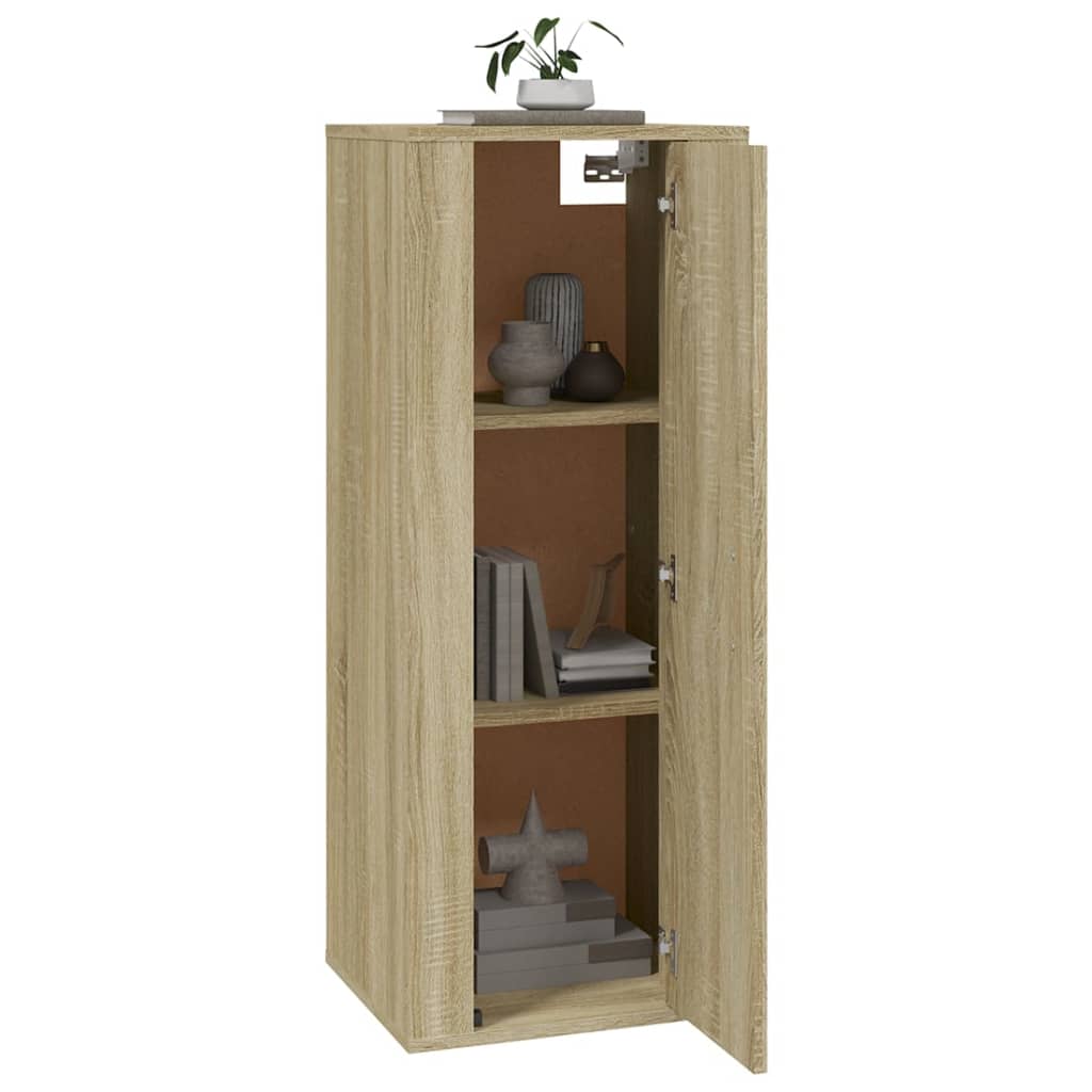 Mobile Porta TV a Parete Rovere Sonoma 40x34,5x100 cm 816683