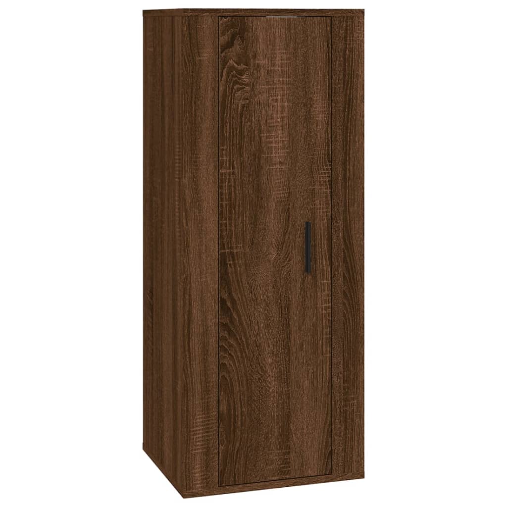 Mobile Porta TV a Parete-Mobile per TV-Credenza TV Rovere Marrone 40x34,5x100 cm