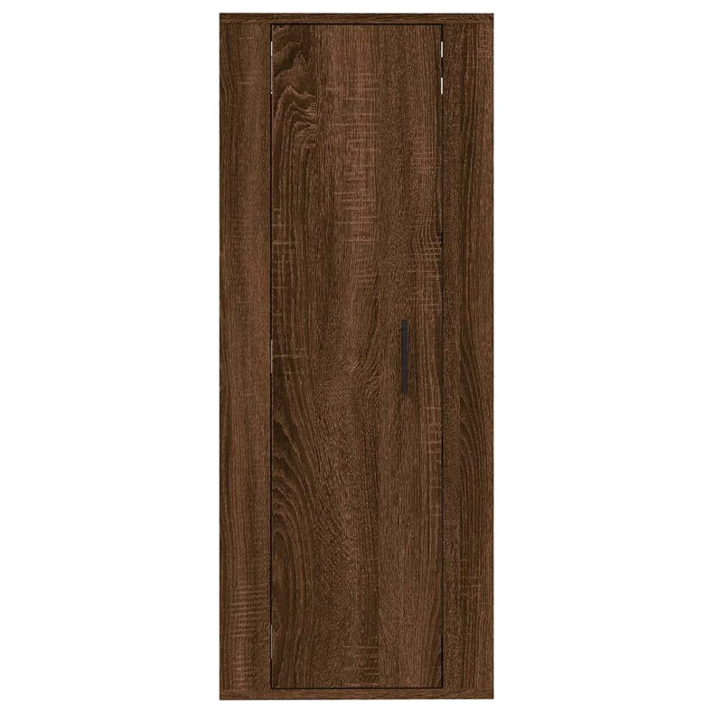 Mobile Porta TV a Parete-Mobile per TV-Credenza TV Rovere Marrone 40x34,5x100 cm