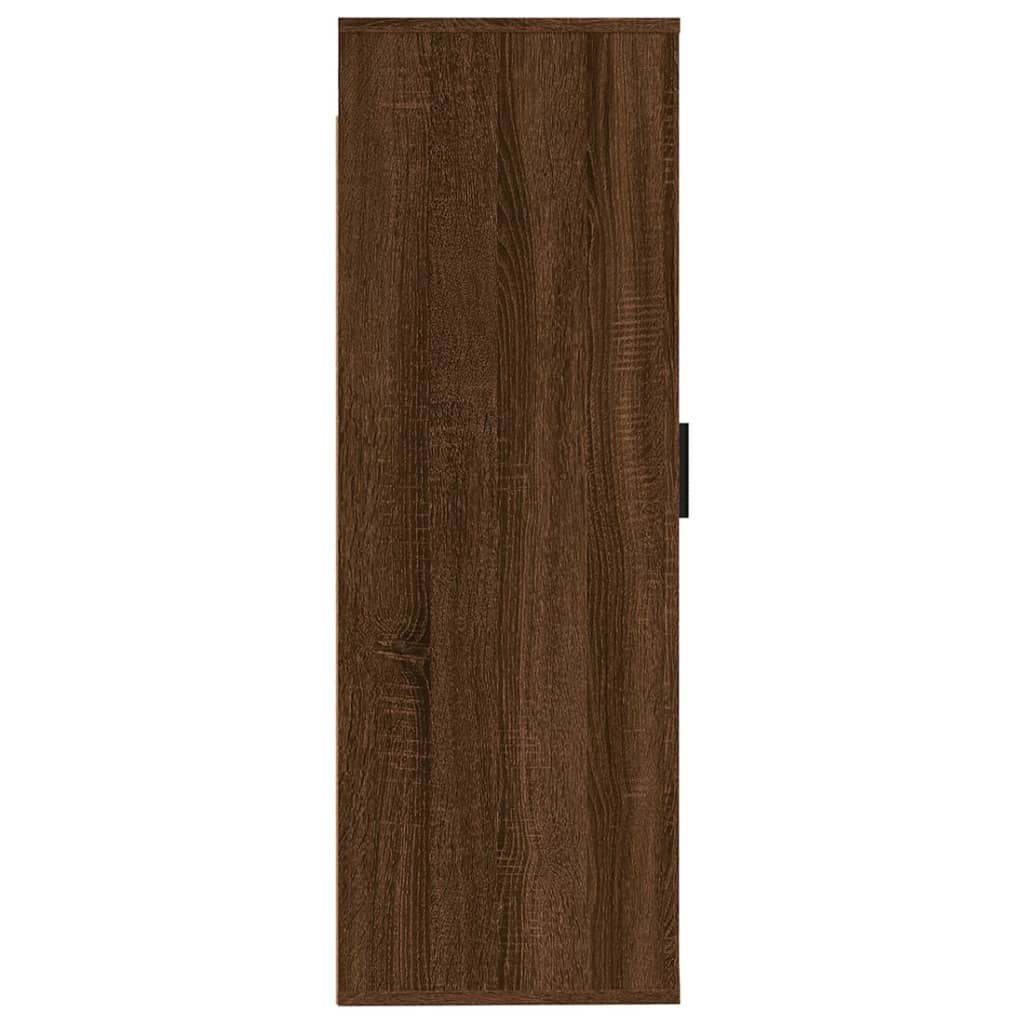 Mobile Porta TV a Parete-Mobile per TV-Credenza TV Rovere Marrone 40x34,5x100 cm