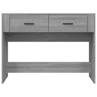 Tavolo Consolle Grigio Sonoma 100x39x75 cm in Legno Multistrato 816782