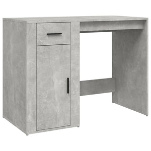 Scrivania tavolo postazione computer mobile studio computer 100 x 49 x 75 cm in legno ingegnerizzato grigio 02_0023824