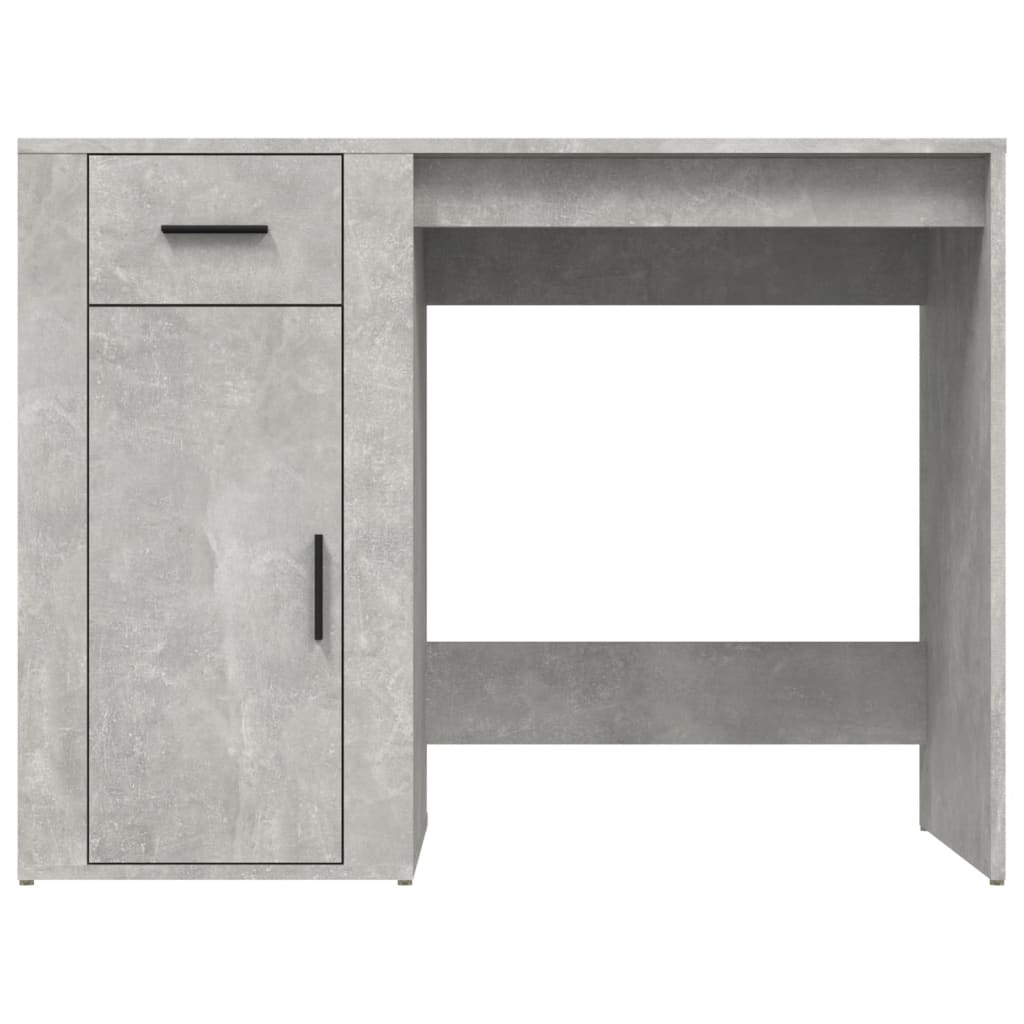 Scrivania Grigio Cemento 100x49x75 cm in Legno Multistrato cod mxl 62537
