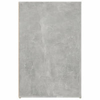 Scrivania Grigio Cemento 100x49x75 cm in Legno Multistrato 816788