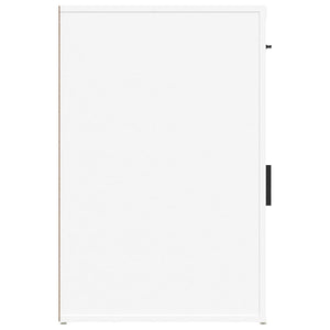 Armadietto da Scrivania Bianco 40x49x75 cm in Legno Multistrato 816792