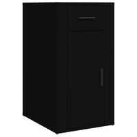 Armadietto da Scrivania Nero 40x49x75 cm in Legno Multistrato 816793