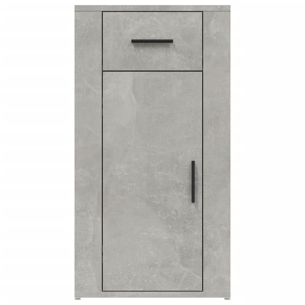 Mobile Scrivania Grigio cemento 40x49x75 cm Legno Multistrato 816796