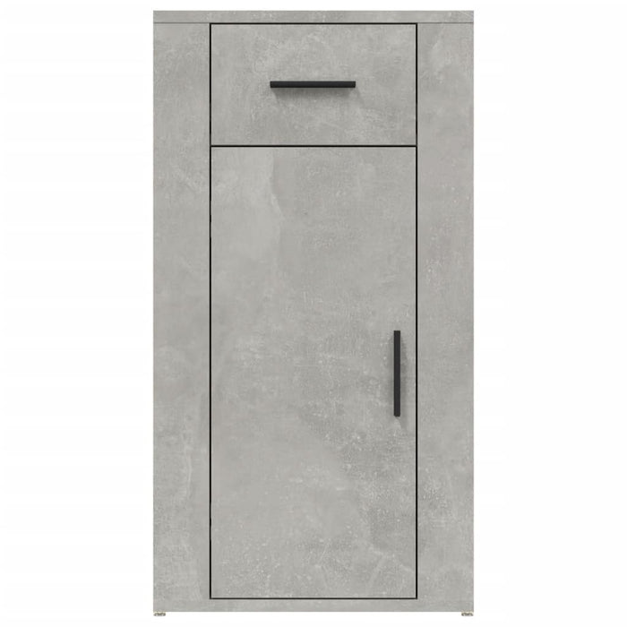 Mobile Scrivania Grigio cemento 40x49x75 cm Legno Multistrato 816796
