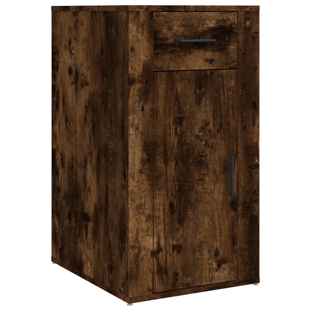 Mobile Scrivania rovere fumo 40x49x75 cm Legno Multistrato 816797