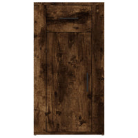 Mobile Scrivania rovere fumo 40x49x75 cm Legno Multistrato cod mxl 63617