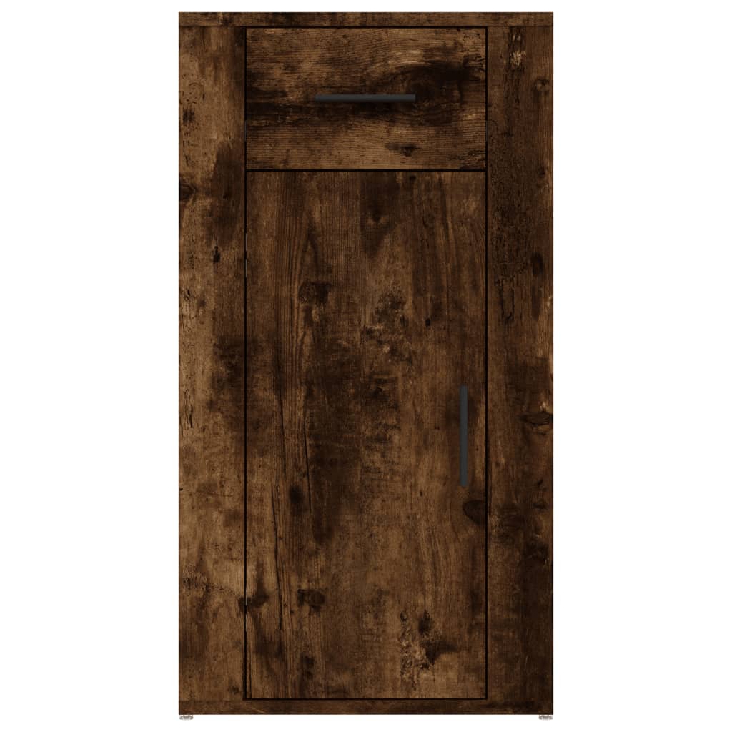 Mobile Scrivania rovere fumo 40x49x75 cm Legno Multistrato 816797