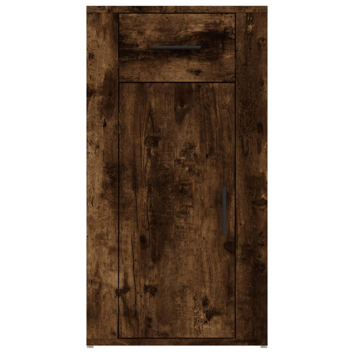 Mobile Scrivania rovere fumo 40x49x75 cm Legno Multistrato 816797