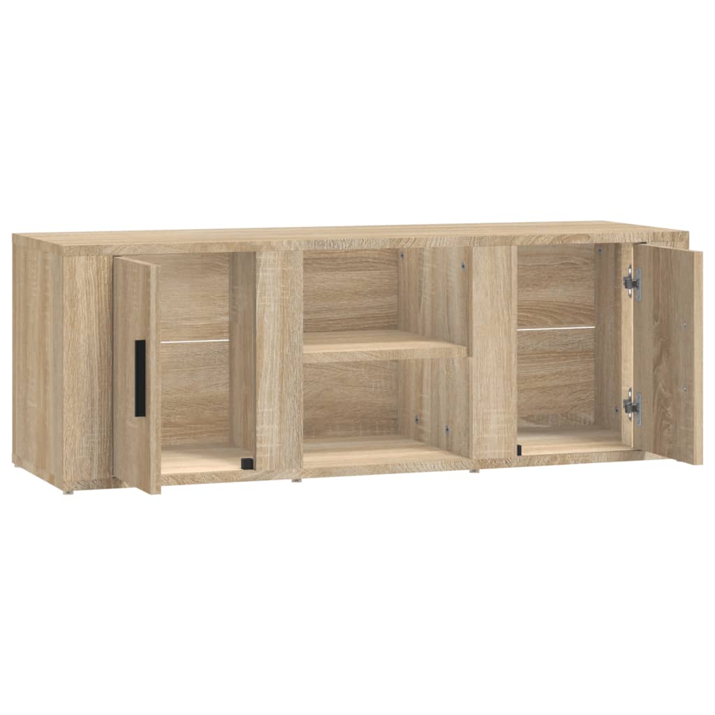 Mobile per TV Rovere Sonoma 100x31,5x35 cm Legno Multistrato cod mxl 17158