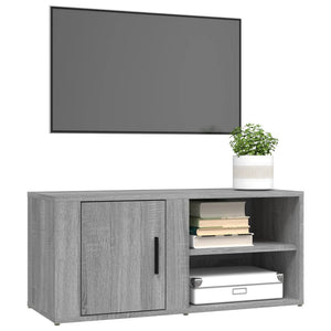 Mobile Porta TV Grigio Sonoma 80x31,5x36 cm Legno Multistrato 819448