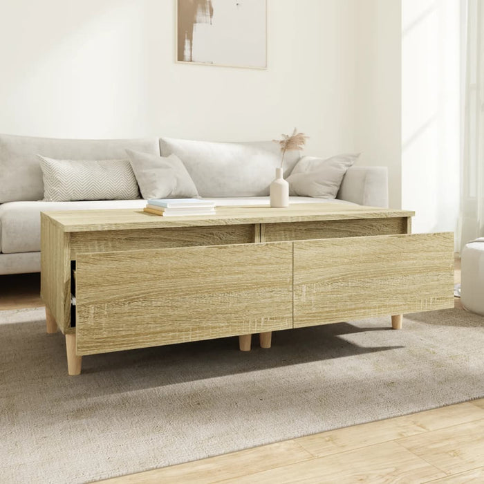 Tavolini 2pz Rovere Sonoma 50x46x35 cm in Legno Multistrato 819507