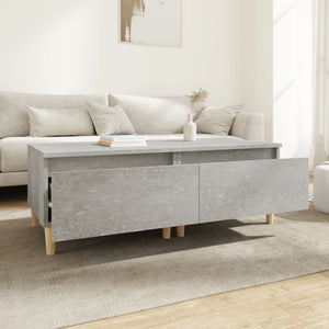 Tavolini 2pz Grigio Cemento 50x46x35 cm in Legno Multistrato cod mxl 26987