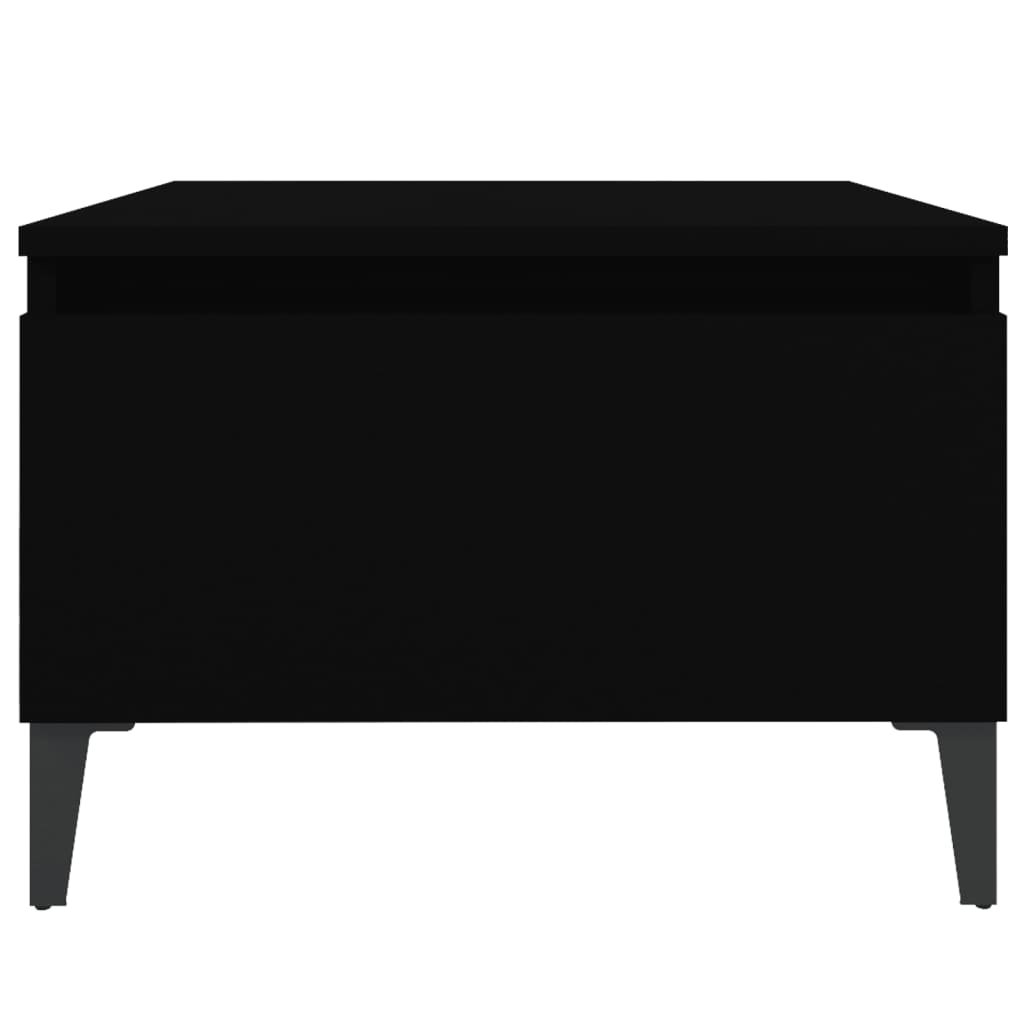 Tavolino Nero 50x46x35 cm in Legno Multistrato 819518