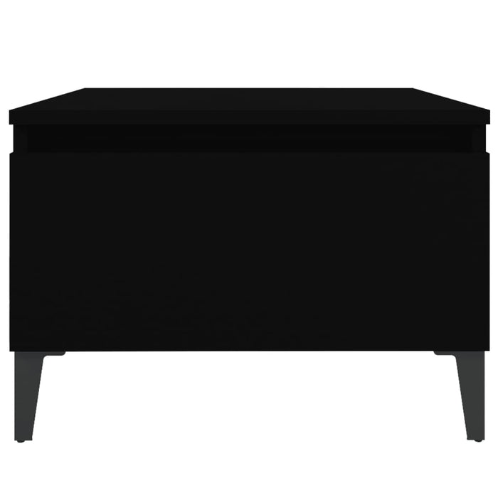 Tavolino Nero 50x46x35 cm in Legno Multistrato 819518