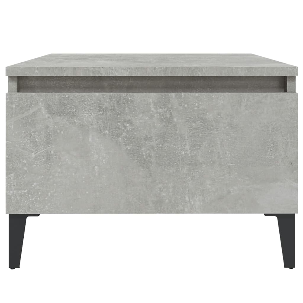 Tavolino Grigio Cemento 50x46x35 cm in Legno Multistrato 819524