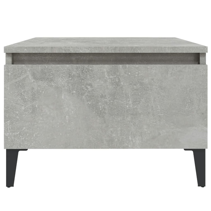 Tavolino Grigio Cemento 50x46x35 cm in Legno Multistrato 819524
