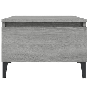 Tavolino Grigio Sonoma 50x46x35 cm in Legno Multistrato cod mxl 26486