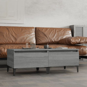 Tavolini 2pz Grigio Sonoma 50x46x35 cm in Legno Multistrato 819529