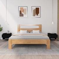 Comodini 2 pz Neri 50x46x50 cm in Legno Multistrato 819535