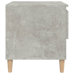 Comodino Grigio Cemento 50x46x50 cm in Legno Multistrato 819540