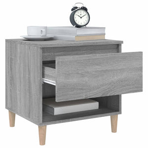 Comodini 2 pz Grigio Sonoma 50x46x50 cm in Legno Multistrato 819545
