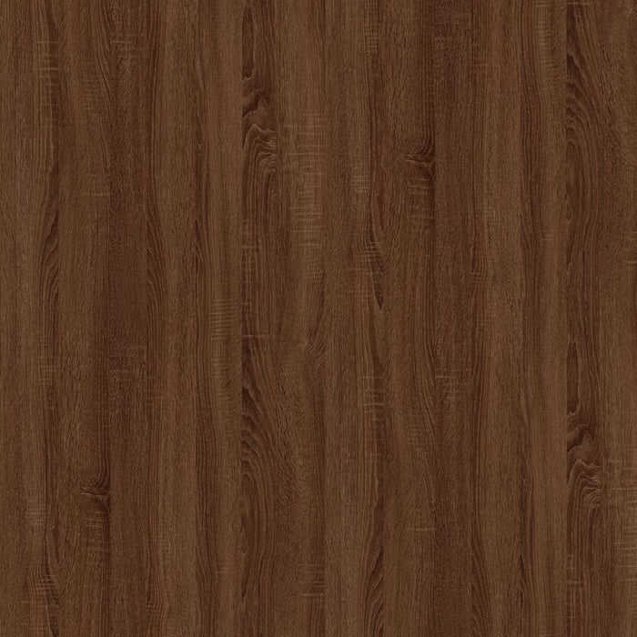 Comodino Rovere Marrone 50x46x50 cm in Legno Multistrato 819546