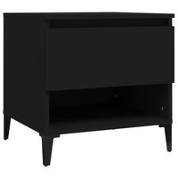 Tavolino Nero 50x46x50 cm in Legno Multistrato 819550